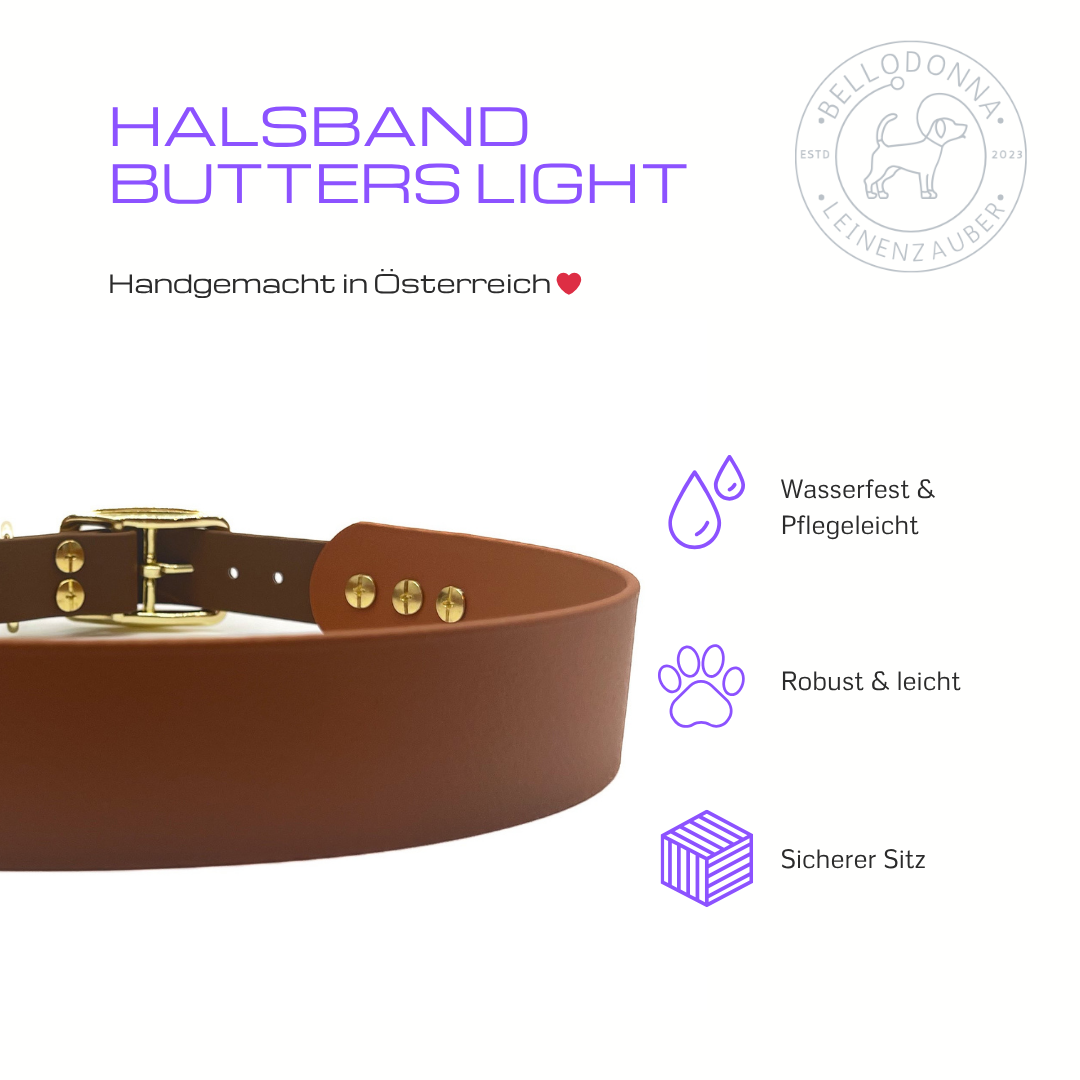 Biothane Hundehalsband "Butters Light"