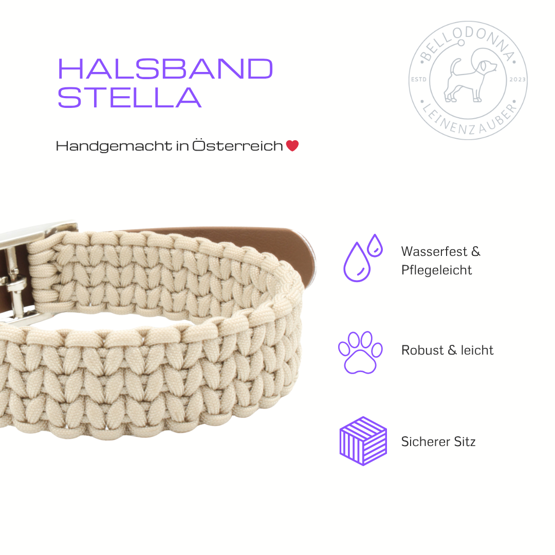 Paracord Hundehalsband Stella