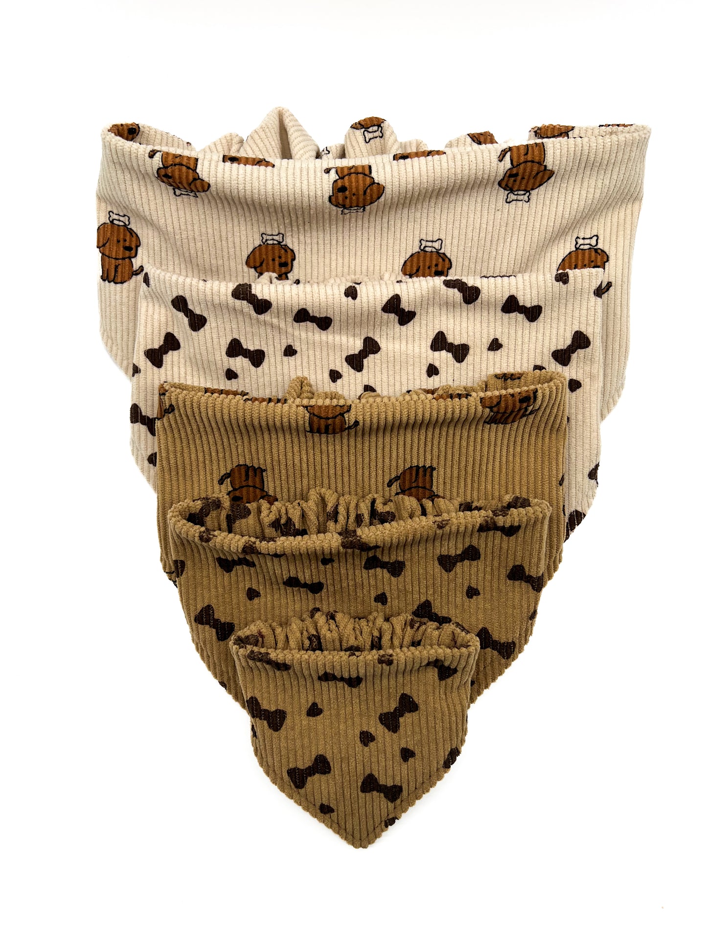 Hundehalstuch ohne Knoten - „Forever Puppy“ Kollektion