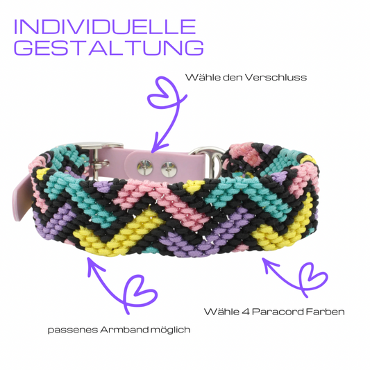 Paracord Hundehalsband Bella