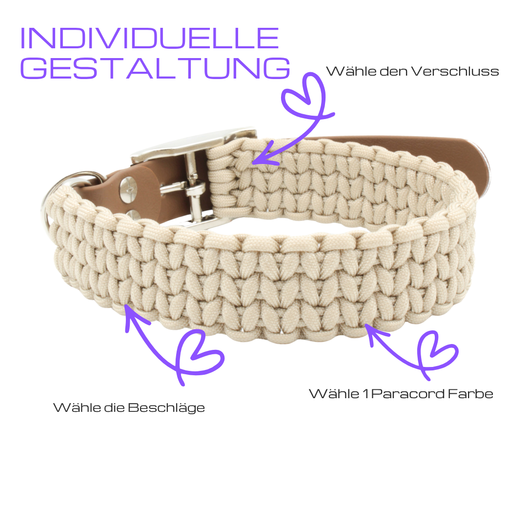 Paracord Hundehalsband Stella