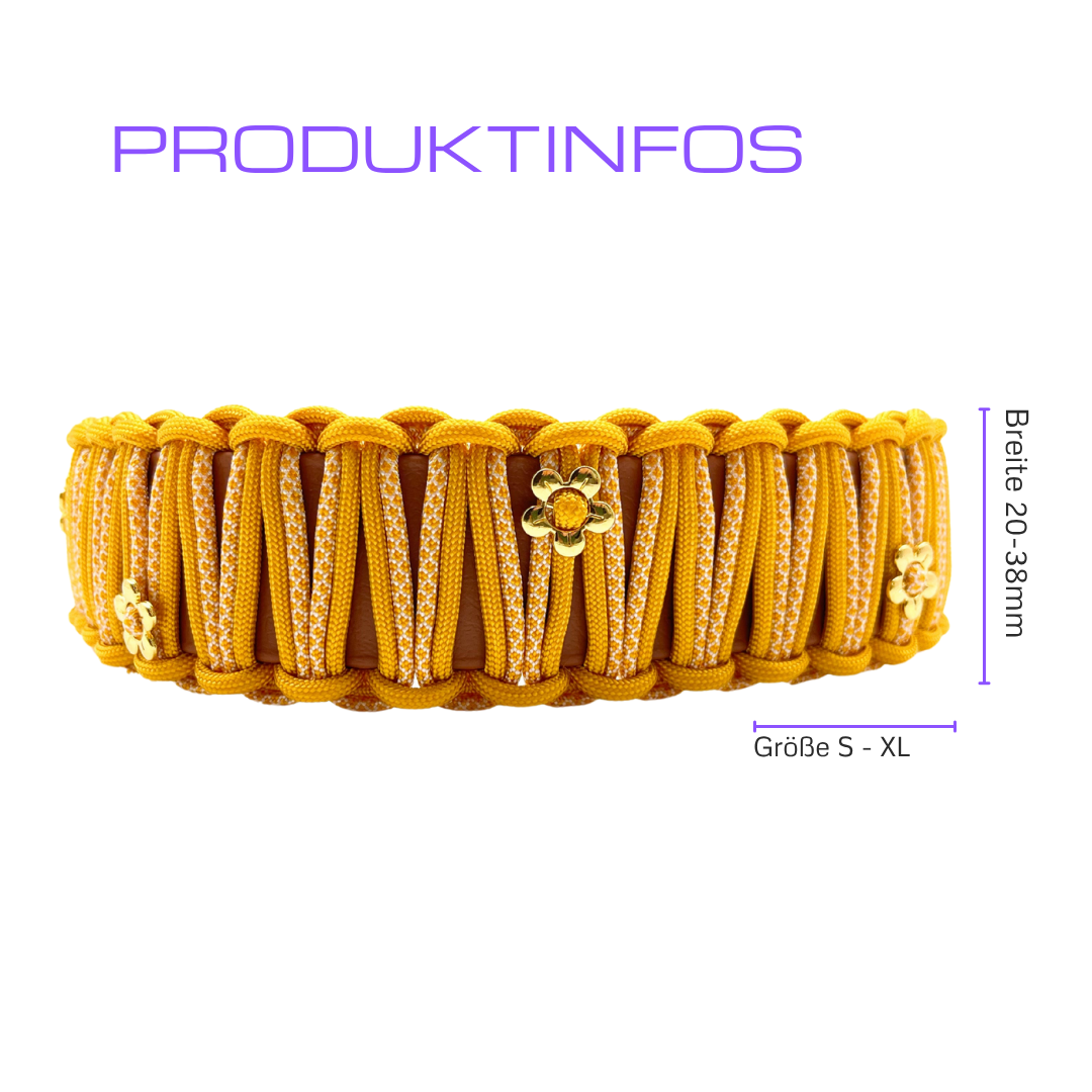 Biothane x Paracord Hundehalsband "Butters"