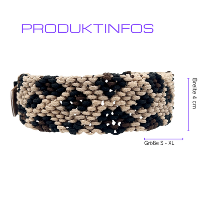 Paracord Hundehalsband Savannah