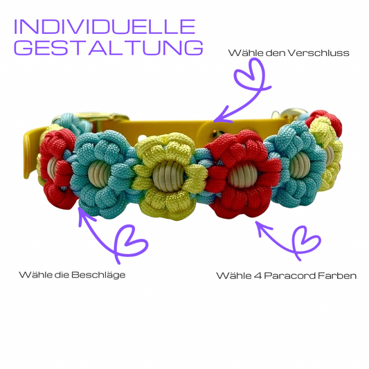 Paracord Hundehalsband Honey