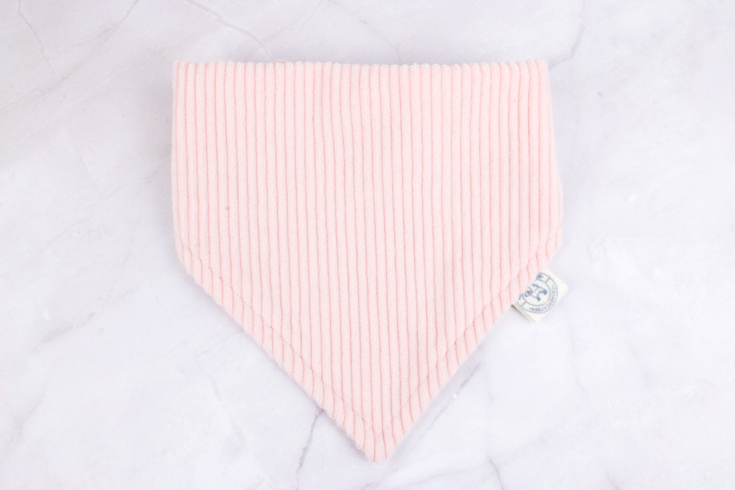 Hundehalstuch aus Cordstoff  – Rosa
