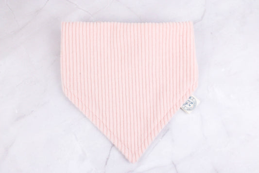 Hundehalstuch aus Cordstoff  – Rosa