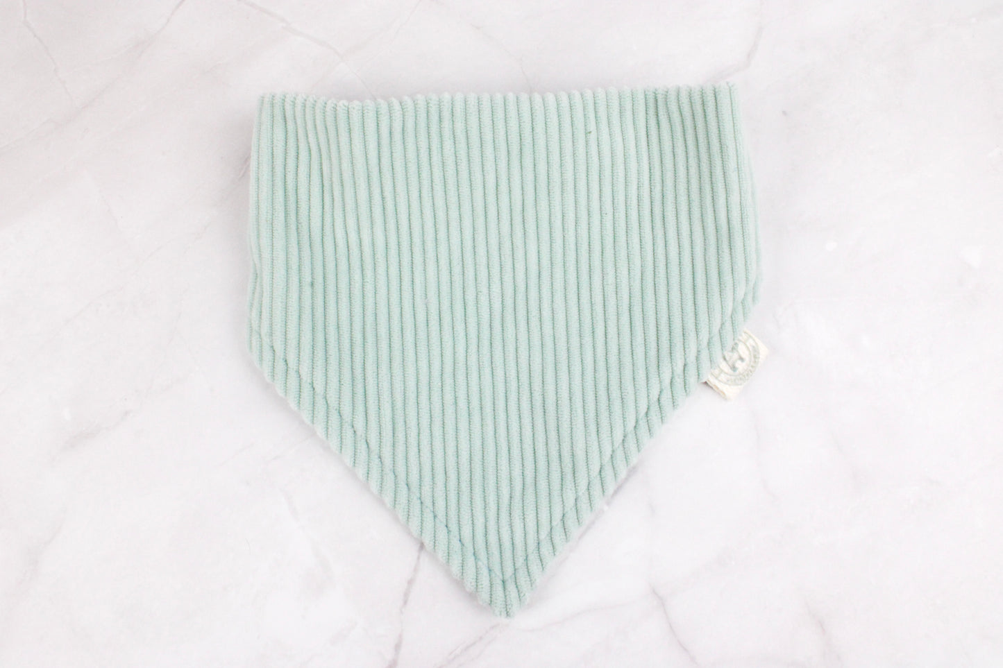 Hundehalstuch aus Cordstoff  – Mint