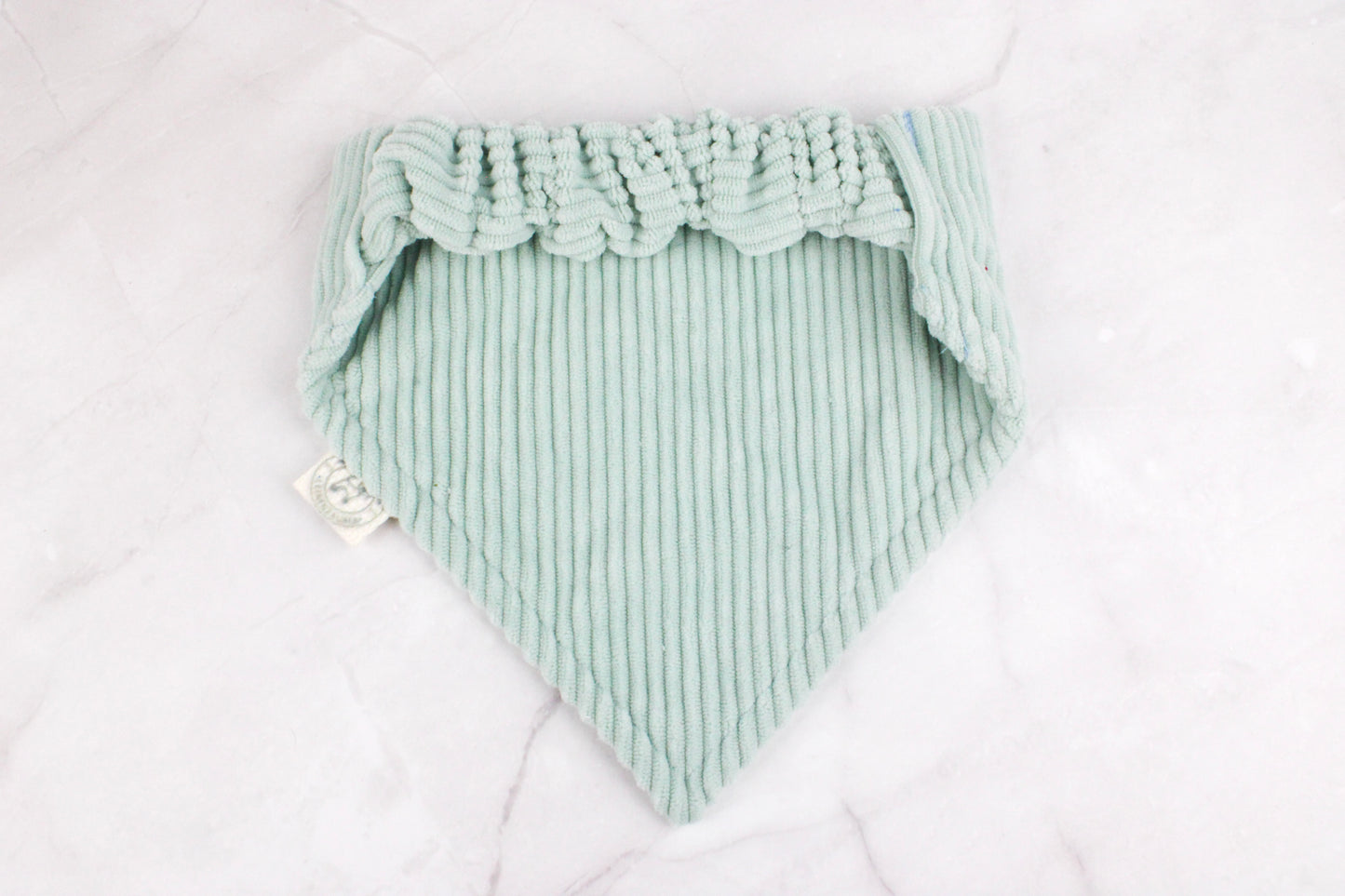 Hundehalstuch aus Cordstoff  – Mint