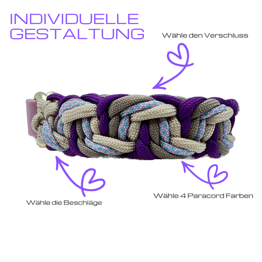 Paracord Hundehalsband Heidi
