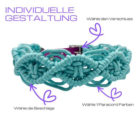 Paracord Hundehalsband Elli